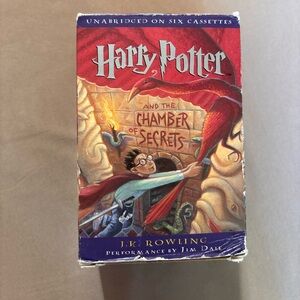 HARRY POTTER And The Chamber Of Secrets 6 Audio Book Cassette Tapes Unabridged